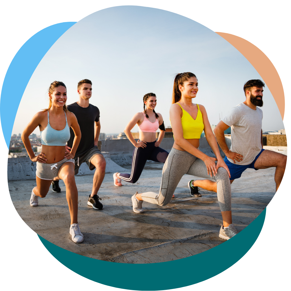 Séance de sport en salle